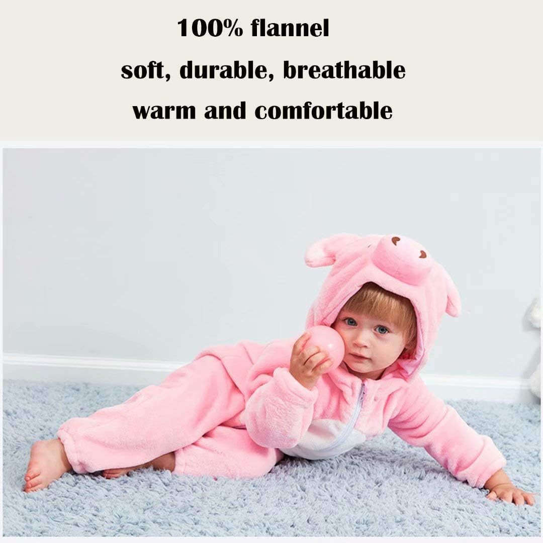 Baby Animal Costumes Unisex Toddler Onesie Pajamas Halloween Dress up Romper